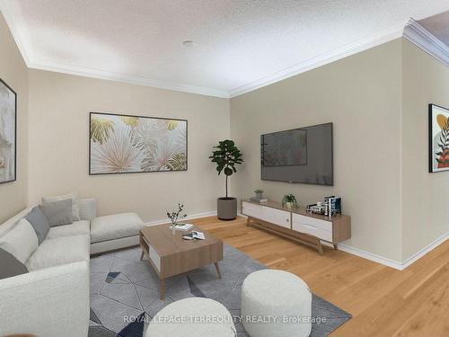 608-5229 Dundas St W, Toronto, ON - Indoor Photo Showing Living Room