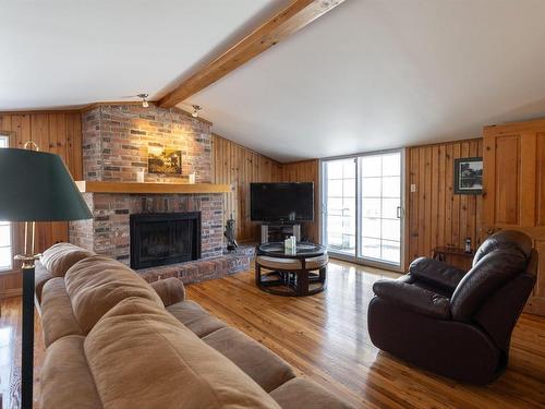 Salle familiale - 220 Rue De L'Église, Rosemère, QC - Indoor Photo Showing Living Room With Fireplace