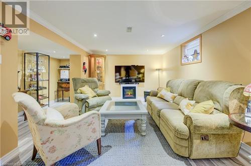 40 Meadvale Road, Acton, ON - Indoor Photo Showing Living Room With Fireplace