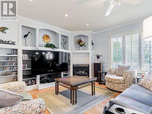 68 Edgar Avenue, Richmond Hill, ON - Indoor Photo Showing Living Room With Fireplace