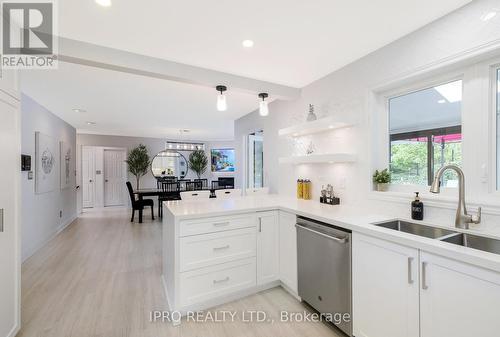 204 Main Street S, Halton Hills, ON - Indoor Photo Showing Kitchen With Double Sink With Upgraded Kitchen