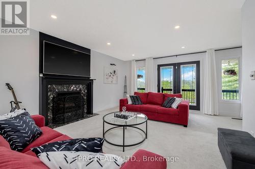 204 Main Street S, Halton Hills, ON - Indoor Photo Showing Living Room With Fireplace