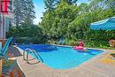 204 Main Street S, Halton Hills, ON  - Outdoor With In Ground Pool With Backyard 