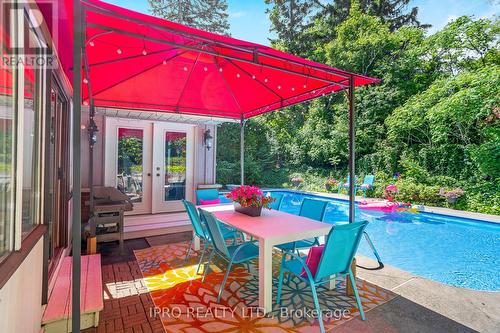 204 Main Street S, Halton Hills, ON - Outdoor With In Ground Pool