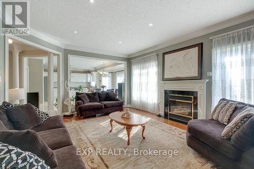 5392 Vail Court, Mississauga (Central Erin Mills), ON - Indoor Photo Showing Living Room With Fireplace