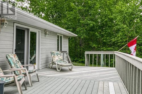 7877 Tilton Lake Road, Greater Sudbury, ON - Outdoor With Deck Patio Veranda With Exterior