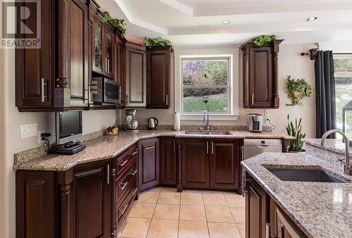 34 Marine Drive, Outer Cove Middle Cove Logy Bay, NL - Indoor Photo Showing Kitchen With Double Sink