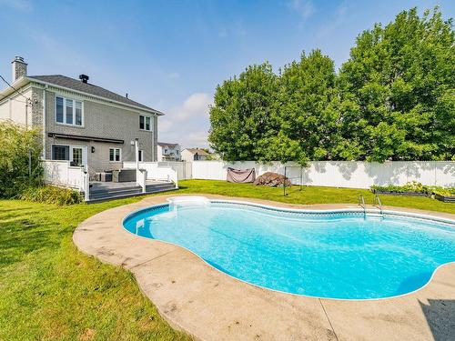 Pool - 253 Av. Du Plateau, Donnacona, QC - Outdoor With In Ground Pool With Deck Patio Veranda With Backyard