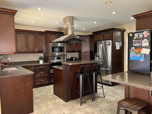 3296 14Th Avenue, Castlegar, BC - Indoor Photo Showing Kitchen With Stainless Steel Kitchen With Upgraded Kitchen