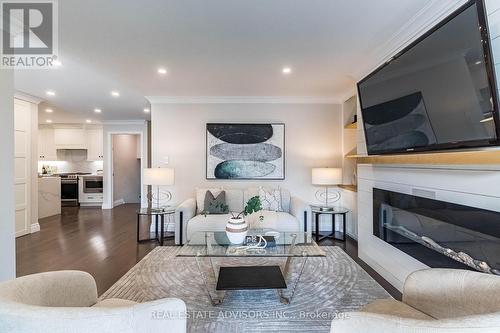 203 Browning Trail, Barrie (400 North), ON - Indoor Photo Showing Living Room With Fireplace