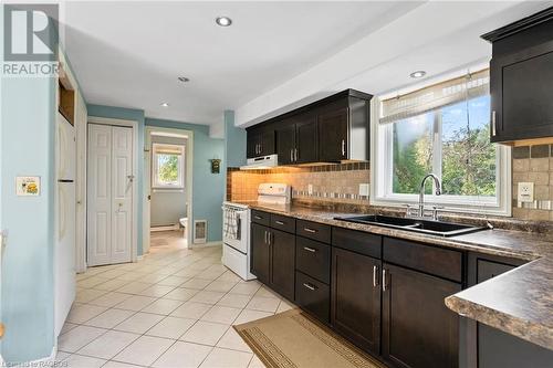 124 Main Street, Lion'S Head, ON - Indoor Photo Showing Kitchen With Double Sink