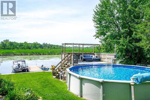 1169 Roger Place, Smith-Ennismore-Lakefield, ON - Outdoor With Above Ground Pool With Backyard