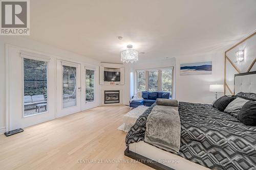 445 Townline Road W, Whitby, ON - Indoor Photo Showing Bedroom With Fireplace