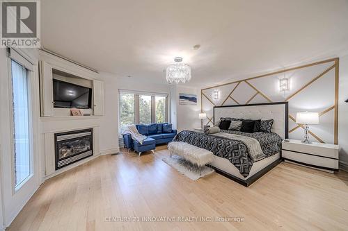 445 Townline Road W, Whitby, ON - Indoor Photo Showing Bedroom With Fireplace