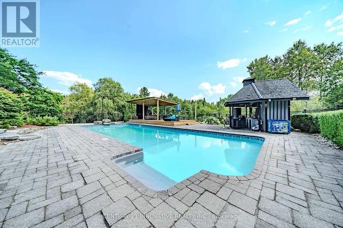 445 Townline Road W, Whitby, ON - Outdoor With In Ground Pool With Backyard