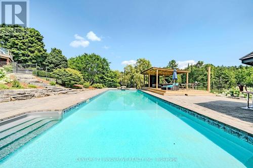 445 Townline Road W, Whitby, ON - Outdoor With In Ground Pool With Backyard