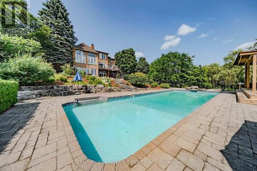 445 Townline Road W, Whitby, ON - Outdoor With In Ground Pool With Backyard