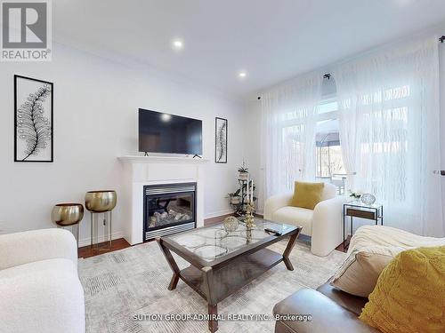 1265 Mary-Lou Street, Innisfil (Alcona), ON - Indoor Photo Showing Living Room With Fireplace