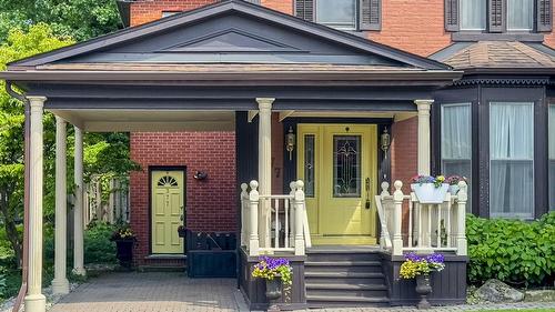 377 Hess Street S, Hamilton, ON - Outdoor With Deck Patio Veranda With Facade