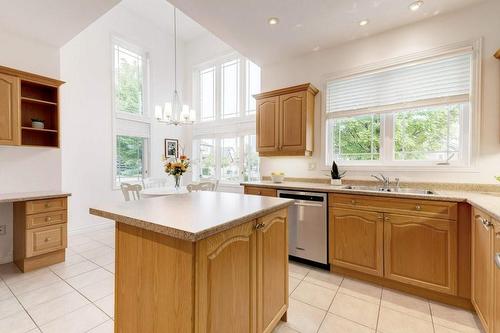 35 Landscapes Trail, Hamilton, ON - Indoor Photo Showing Kitchen With Double Sink