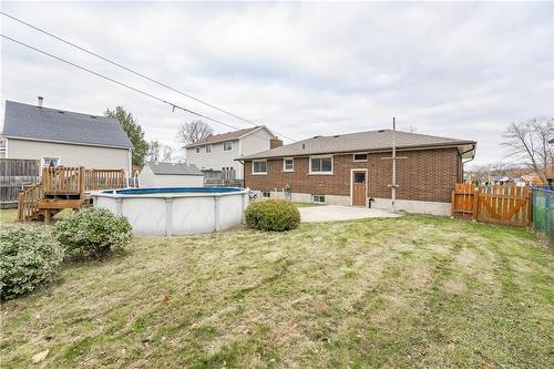 3045 Portage Road, Niagara Falls, ON - Outdoor With Above Ground Pool With Backyard With Exterior