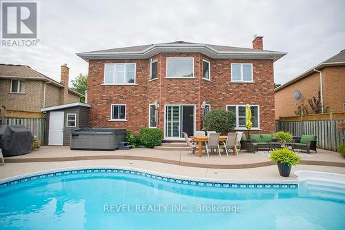 54 Blackfriar Lane, Brantford, ON - Outdoor With In Ground Pool With Deck Patio Veranda With Exterior