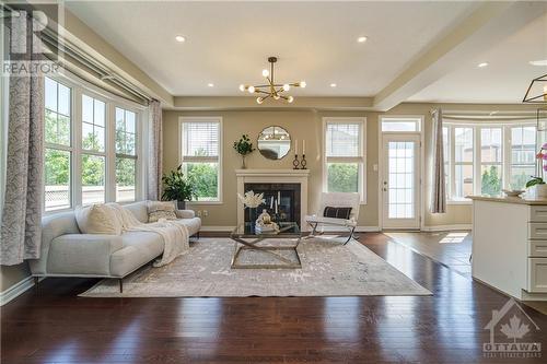 175 Lily Pond Street, Ottawa, ON - Indoor Photo Showing Living Room With Fireplace