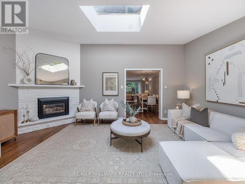 157 Kenilworth Avenue, Toronto (The Beaches), ON - Indoor Photo Showing Living Room With Fireplace