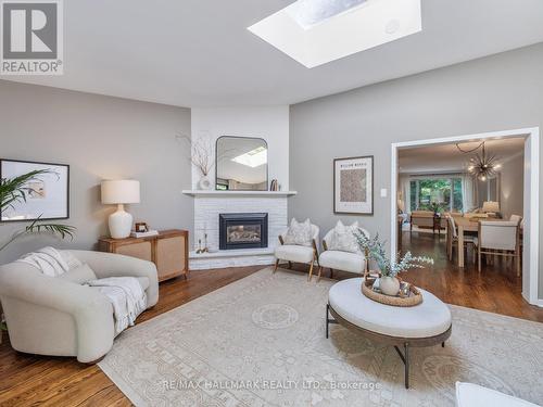 157 Kenilworth Avenue, Toronto (The Beaches), ON - Indoor Photo Showing Living Room With Fireplace