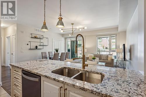 212 - 2375 Bronte Road E, Oakville, ON - Indoor Photo Showing Kitchen With Double Sink