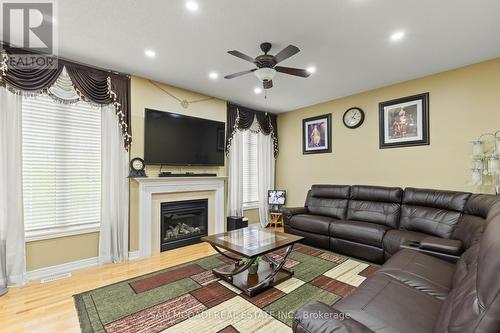 53 Heatherglen Drive, Brampton, ON - Indoor Photo Showing Living Room With Fireplace