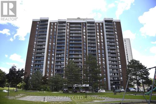 1808 - 21 Knightsbridge Road, Brampton (Queen Street Corridor), ON - Outdoor With Balcony With Facade