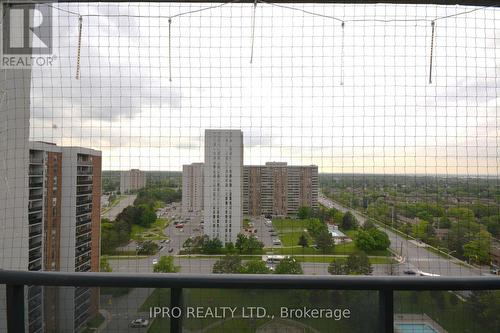 1808 - 21 Knightsbridge Road, Brampton (Queen Street Corridor), ON - Outdoor With Balcony