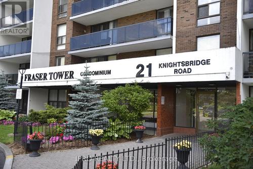 1808 - 21 Knightsbridge Road, Brampton (Queen Street Corridor), ON - Outdoor With Balcony