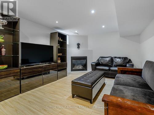 19 Nevada Avenue, Toronto (Newtonbrook East), ON - Indoor Photo Showing Living Room With Fireplace