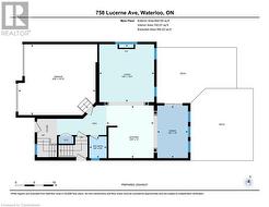 Main floor plan - 