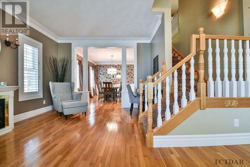 722 Paul Ave, Timmins, ON - Indoor Photo Showing Other Room With Fireplace