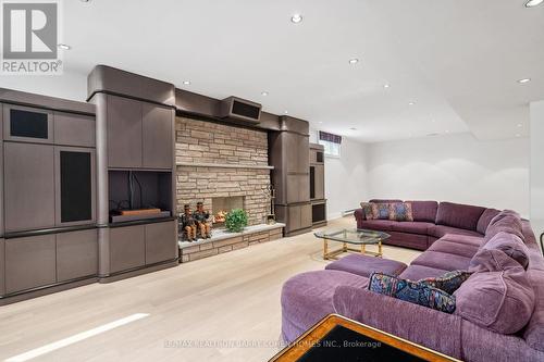 19 Vernham Avenue, Toronto, ON - Indoor Photo Showing Other Room With Fireplace