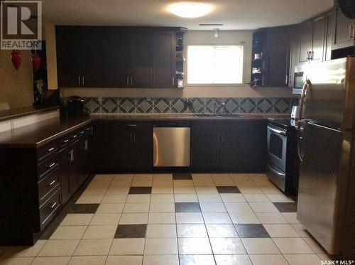 102 1St Avenue N, Marcelin, SK - Indoor Photo Showing Kitchen With Double Sink