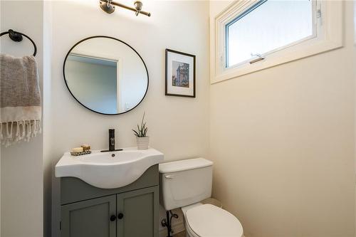 Powder Room - 434 Jackson Street W, Hamilton, ON - Indoor Photo Showing Bathroom