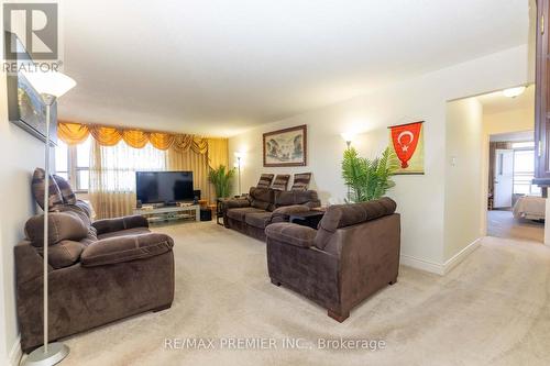 1108 - 49 Silverstone Drive, Toronto (Mount Olive-Silverstone-Jamestown), ON - Indoor Photo Showing Living Room