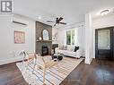 40 Fern Avenue, Toronto (Roncesvalles), ON  - Indoor Photo Showing Living Room With Fireplace 