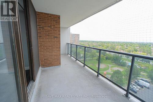 #1101 - 17 Knightsbridge Road, Brampton (Queen Street Corridor), ON - Outdoor With Balcony With View With Exterior