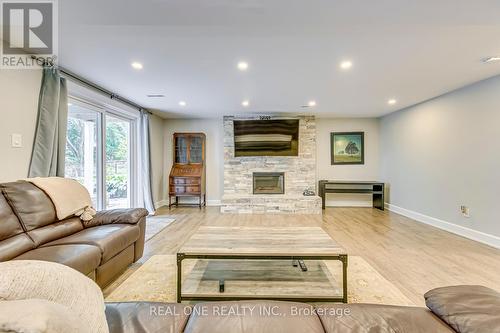 1232 Falgarwood Drive, Oakville (Iroquois Ridge South), ON - Indoor Photo Showing Living Room With Fireplace