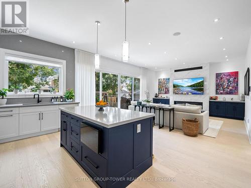 91 Seventeenth Street, Toronto (New Toronto), ON - Indoor Photo Showing Kitchen With Upgraded Kitchen