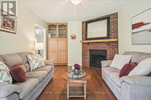 4135 Independence Avenue, Mississauga, ON - Indoor Photo Showing Living Room With Fireplace