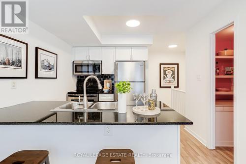 Unit #3 - 8 Florence Wyle Lane, Toronto (South Riverdale), ON - Indoor Photo Showing Kitchen With Double Sink