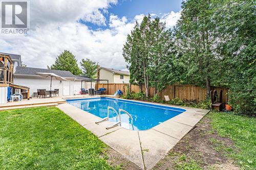 226 Thornton Avenue, Essa, ON - Outdoor With In Ground Pool With Deck Patio Veranda With Backyard