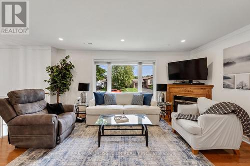 226 Thornton Avenue, Essa, ON - Indoor Photo Showing Living Room With Fireplace