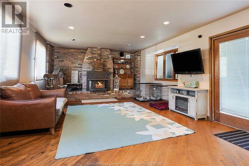 6600 Malden, Lasalle, ON - Indoor Photo Showing Living Room With Fireplace